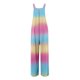 thumbnail image 3 of Gibobby Pantalones cortos Monos de mujer Verano Casual Suelto Sin mangas Patchwork Doble bolsillos Mono Estampado floral Boho Pierna ancha Babero en general(Rosa， M), 3 of 4