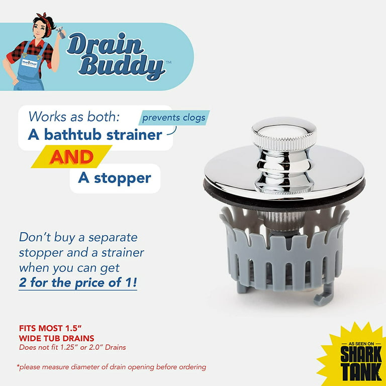Drain Buddy Ultra Flo Sink Oil Rubbed Bronze Metal Cap + 1 Extra Baske