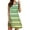 b-Green, variant on TJAZFJPA Black Dresses for Women 2025 Women's Fashion Summer Print Sleeveless Hollow Loop Buckle V Neck Dress Casual Dress (2) Ruched Dresses for Women Engagement Party Dress