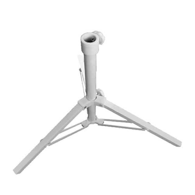 Support de Parasol de Plage Portable, Métal Lourd Pliable Design à Quatre Trépieds Trou Central Réglable pour Usage Extérieur, Supporte les Jardins de Plage