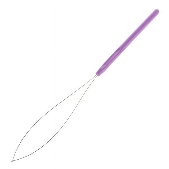 JZROCKER 1Pcs Hair Extension Tool Micro Ring Bead Pulling Hoop Loop Feather Threader