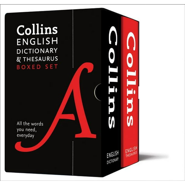 Collins English Dictionary and Thesaurus Boxed Set (Edition 3