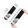 thumbnail image 4 of Rocae Black White Fluid Sculpture for Premium Adult Socks,Comfortable, Breathable, and Durable Socks, Perfect for Everyday Wear, 4 of 7