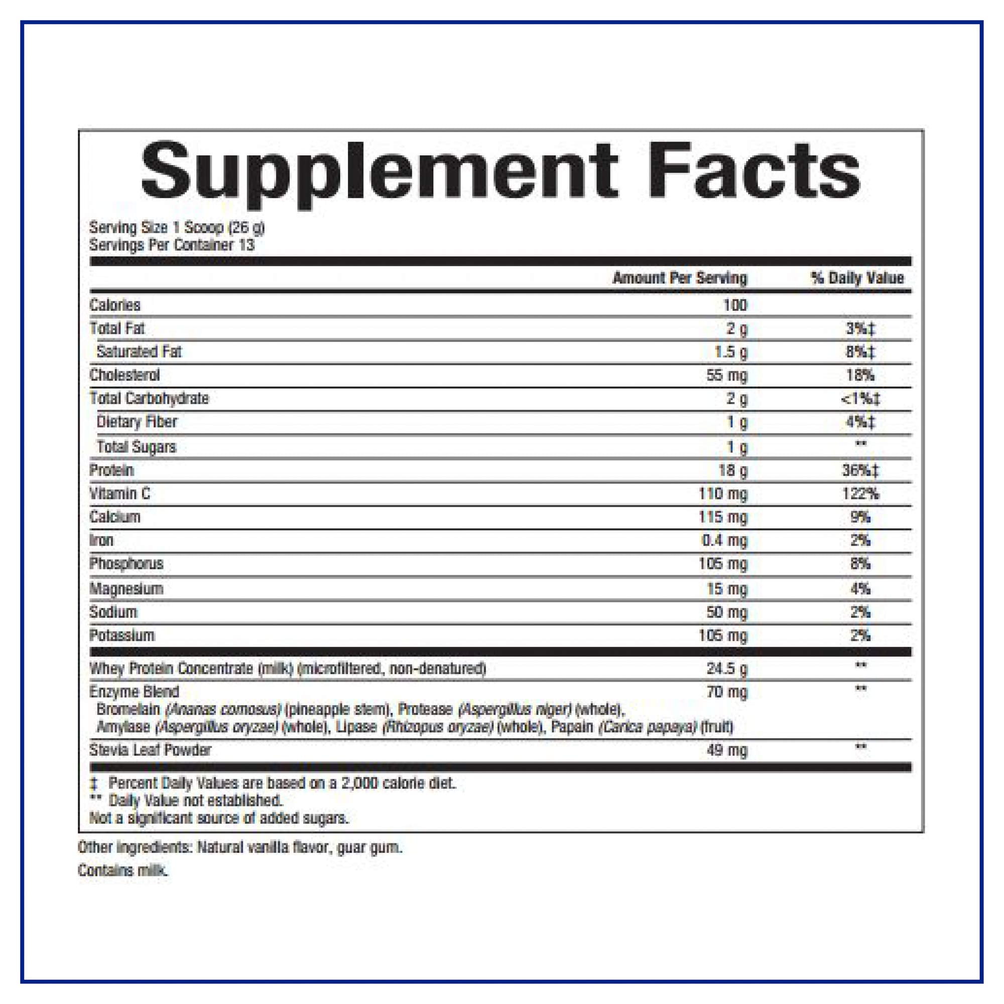 Natural Factors Whey Factors, Grass Fed Whey Protein Concentrate, Aids Muscle Development and Immune Health, French Vanilla, 12 Oz