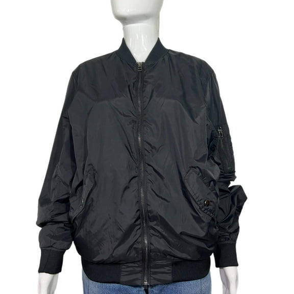 Pre-Owned HM L.O.G.G. Black Bomber Jacket