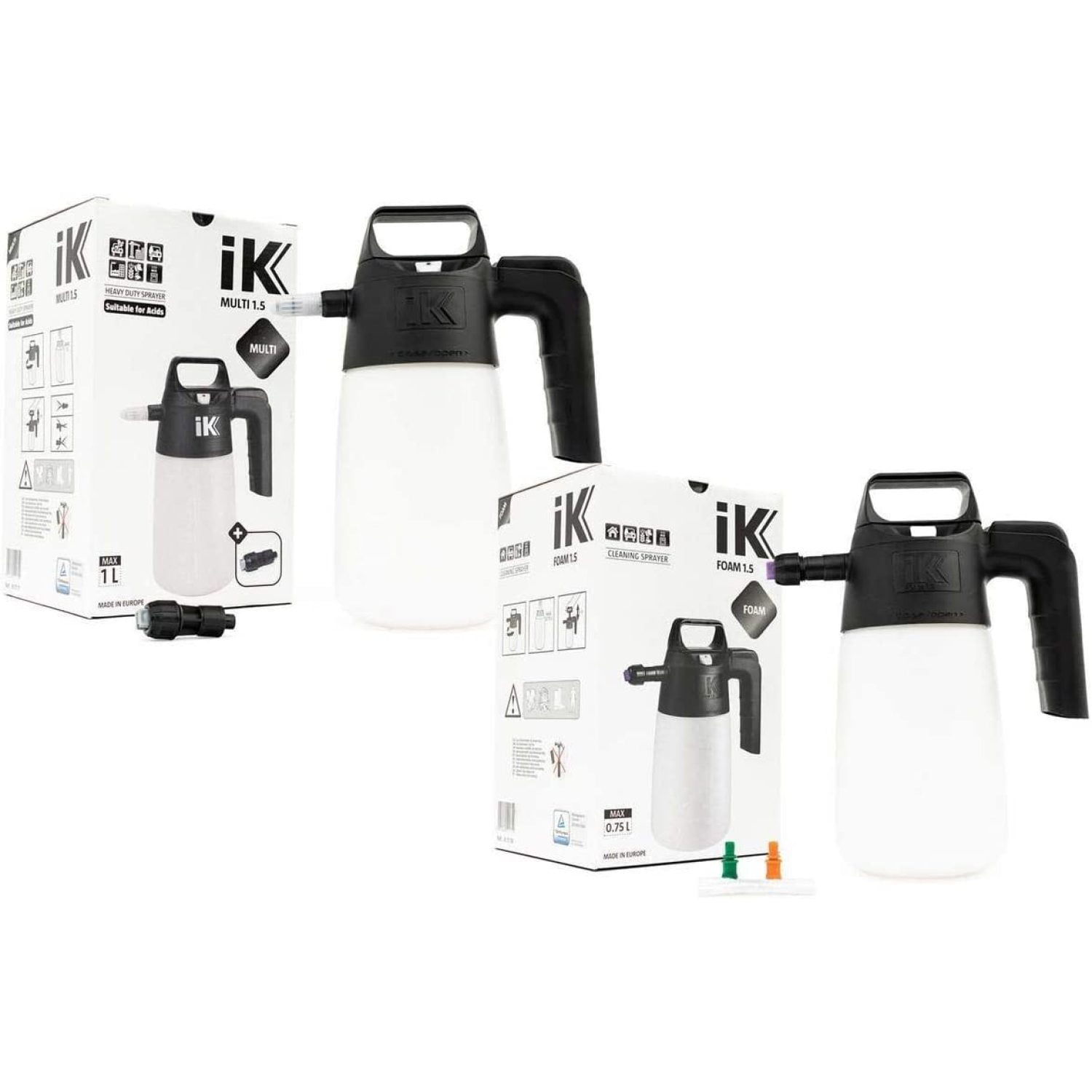 iK PUMP SPRAYER COMBO KIT (2Pack) 35 oz iK FOAM 1.5 Professional Auto