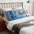 thumbnail image 4 of Balery Beach Flamingo Trio Funda Protectora para Almohada Corporal de Algodón Hipoalergénico con Cierre(55 x 21 pulgadas), Almohadas No Incluidas, 4 of 7