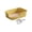 Yellow, variant on Extra Large Semi Enclosed Cat Litter Box High Sides Litter Pen with Low Entry Splash Guard for Senior Geriatric Cats Clean Open Top Kitty Includes Litter Shovel 19.29X5.12in