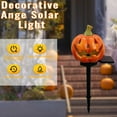 thumbnail image 5 of Clearance!Halloween Solar Pumpkin Stake Lights, Outdoor Halloween Pumpkin Pathway Lights Decorations, Waterproof Pumpkin Stake Lamps for Garden Balcony Yard Lawn Pathway Home Party Decoration, 5 of 8