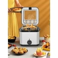 thumbnail image 7 of 2.5L Commercial Electric Deep Fryer w/Fry Basket 1000W Professional Countertop Deep Fryer Single Tank Kitchen Frying Machine for French Fry Restaurants Fast Food Stands Snack bars, Parties, 7 of 7