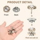 thumbnail image 3 of 10 Conjuntos de Botones de Perlas, Botones de Perlas de 11.5 mm Sin Coser, Broches Desmontables para Jeans, Ropa, Abrigo (Blanco), 3 of 7