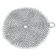 thumbnail image 3 of Cast Iron Cleaner Set Stainless Steel Chainmail Scrubber Cleaner Skillet Pan Griddle, 3 of 8