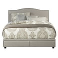 thumbnail image 4 of Ember Interiors Kiley Queen Upholstered Adjustable Storage Bed, Fog, 4 of 10