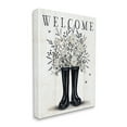 thumbnail image 3 of Stupell Industries Welcome White Roses Gardening Boots Outdoors Insect Sign,16 x 20, Design by Elizabeth Tyndall, 3 of 7