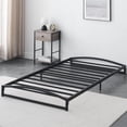 thumbnail image 5 of Homhougo Low Bed Frame, 6 Inch Metal Platform Twin Bed Frame, Heavy Duty Low Profile Bed Frame No Box Spring Needed, Mattress Foundation with Steel Slats Support, 5 of 7