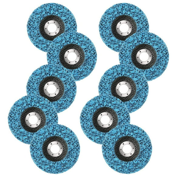 10x Strip Discs Stripping Wheel for Angle Grinder 4 X 5/8 inch,Paint Rust Remover Wheel Clean Coating Rust Welds