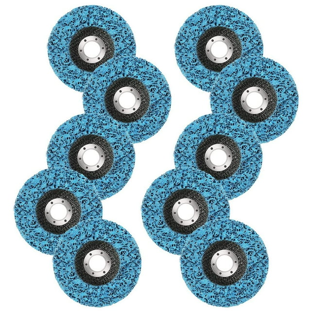 10x Strip Discs Stripping Wheel for Angle Grinder 4 X 5/8 inch,Paint Rust Remover Wheel Clean Coating Rust Welds