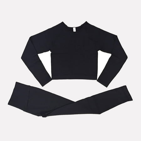 

Women s Sportswear Yoga Set Workout Clothes Athletic Wear Sports Gym Legging Seamless Fitness Bra Crop Top Long Sleeve Yoga Suit
