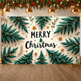 thumbnail image 4 of Decorative Design Merry Christmas Banner Festive Theme Christmas Backdrop for Holiday Decoration Winter Celebration Indoor Decoration, 4 of 9