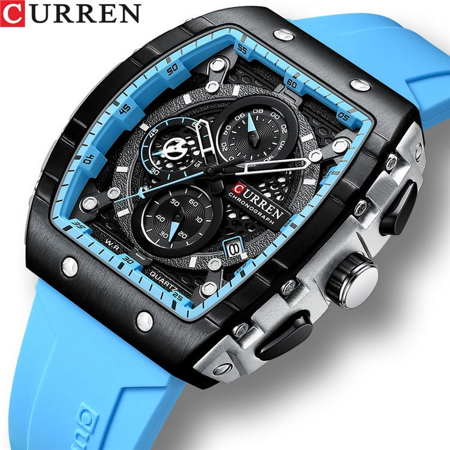 Curren New 8442 Six-Pin Chronograph Men's Watch Fashion
