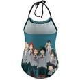 thumbnail image 2 of My Hero Academia Characters Children's One-piece Swimwear Halterneck Swimsuit Summer Beach Girl's Bathing Suits Breathable Beachwear, 2 of 7