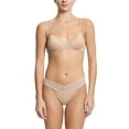 thumbnail image 4 of Hanky Panky Original Rise Cotton Thong with Lace (891801),Chai, 4 of 6