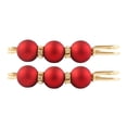 thumbnail image 2 of Broche de esmalte con cuentas de cristal y diamantes de imitación para boda. rojo, 2 of 8