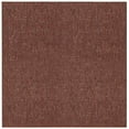 thumbnail image 1 of Home Queen Indoor Outdoor Commercial Square Shape Area Rug Rust - 6' Square, 1 of 5