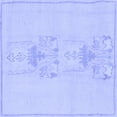 thumbnail image 1 of Ahgly Company Indoor Square Abstract Blue Modern Area Rugs, 8' Square, 1 of 4