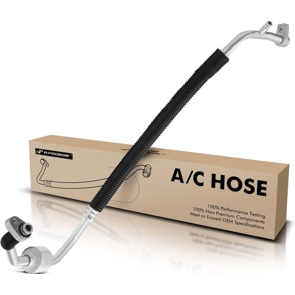 A-Premium A/C Suction Line Hose Assembly Compatible with Ford F-150 2018-2020 V6 2.7L, Compressor to Condenser, with HFO-1234yf AC System