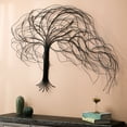 thumbnail image 4 of LuxenHome Black Metal Windy Tree Wall Decor, 4 of 9