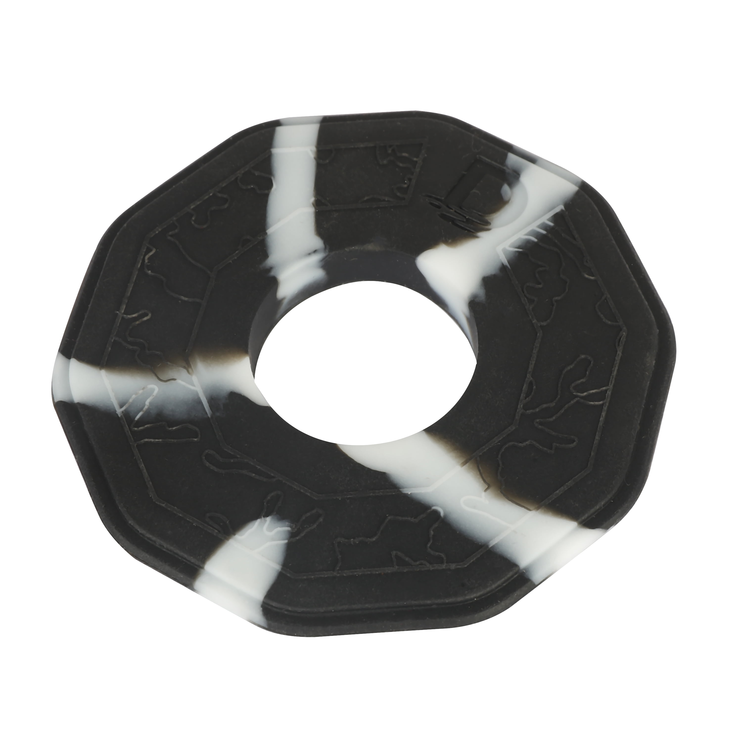 D DRIFT ALL THINGS WATER Kayak Silicone Drip Rings, 2-pack, Glow-in-the-Dark
