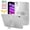 Clear, variant on COAROVER for Apple iPad Mini 7th 6th Generation 8.3-inch Case,Translucent Hard Back, Shockproof TPU Bumper with Kickstand,Clear