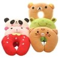 thumbnail image 5 of Almohada de peluche con forma de U de dibujos animados, almohada creativa para el cuello cervical, almohada de viaje para la siesta, 5 of 5