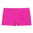 thumbnail image 6 of iixpin Gymnastics Leotards for Girls Ballet Dance Bodysuit with Shorts Tumbling Outfit Matching Scrunchies 4-16 Years Rose 6, 6 of 7