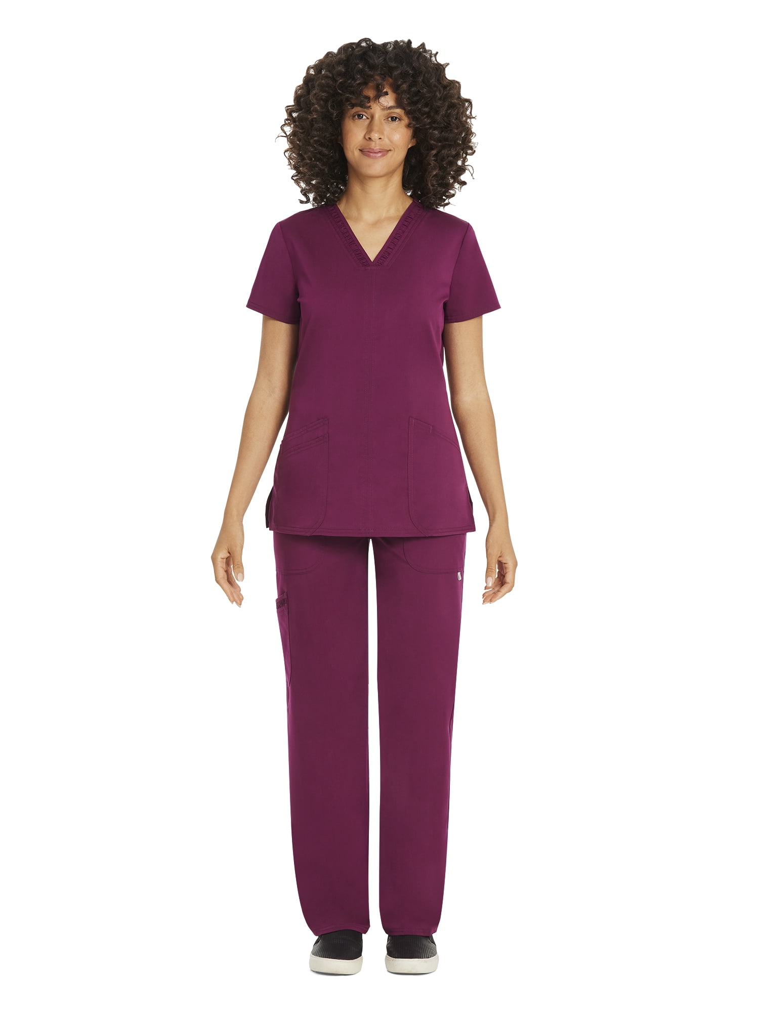 Scrubstar Women's Premium Ultimate Stretch V-Neck Scrub Top, Sizes XS-3XL