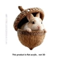 thumbnail image 1 of Árbol de Navidad Decoración 10cm Bosque Animales Colgante Regalo de Vacaciones Regalos Del Amante de la Naturaleza, 1 of 1