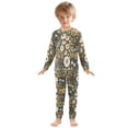 thumbnail image 6 of FORMRS Toddler Unisex Long Sleeve Top and Pants Pajama Set 2-Piece Sleepwear, Sizes 18M-8Y, Floral Wilderness Pattern, 6 of 6
