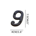 thumbnail image 1 of Daisyyozoid Creative Alloy Wrought Iron Number Letter Number, 1 of 2