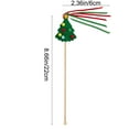 thumbnail image 3 of PONPRNGY Cat Toys, 1Pc Christmas themed Kitten Teaser Stick Funnys Tassels Wand Toy Pets Interactive Stick Chaseing Supplies, 3 of 6