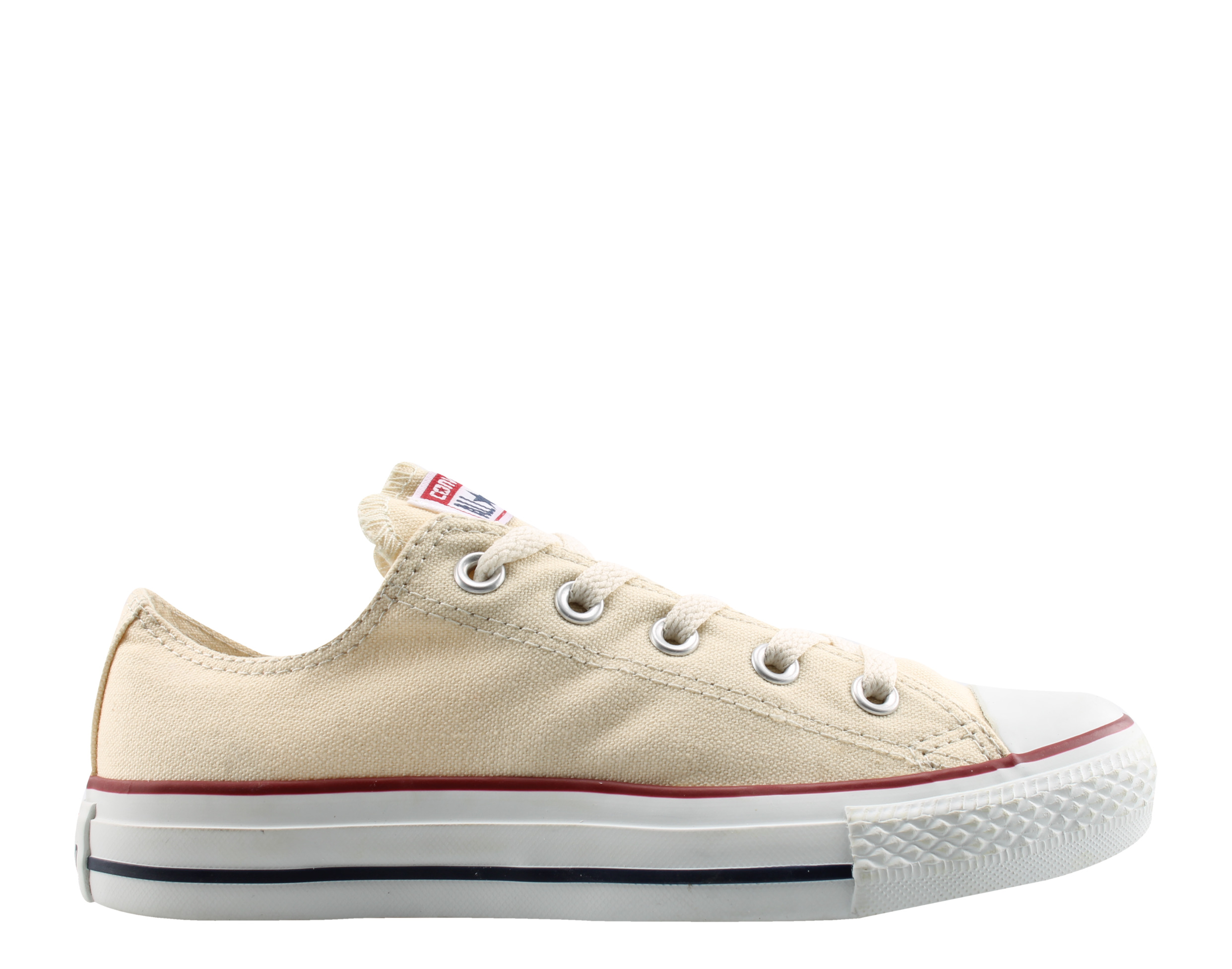 Converse Chuck Taylor OX All Star Big Kids Sneakers Unbleach White m9165 - image 2 of 6