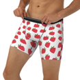 thumbnail image 2 of Rocae Cartoon Strawberry for Stretch Moisture-Wicking Underwear,Men's Underwear Boxer Briefs Small, 2 of 9