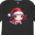 thumbnail image 4 of Inktastic Christmas Axolotl Boys or Girls Long Sleeve Toddler T-Shirt, 4 of 5