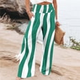 thumbnail image 2 of Ayfxijin Pants for Women Casual Comfortable Printing Pockets Elastic Waist Straight Loose Pants, 2 of 5
