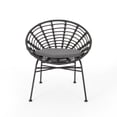 thumbnail image 5 of Susan Outdoor 2 Seater Acacia Wood Chat Set, Gray and Dark Gray, 5 of 7