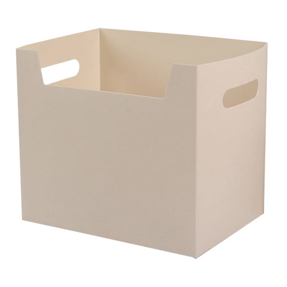 Melantax Case Pack Desktop File Storage Box Plastic PP File Box Suitable for Home Study