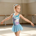 thumbnail image 4 of Lanbubble Girls Gymnastics Leotards Sleeveless Ballet Leotard for Girl Dance Outfit with Skirt Hair Scrunchie 5-9 Years, 4 of 6