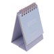thumbnail image 4 of Desktop Calendar 2021 May To 2022 Foldable Coil Home Office Desk Decoration 3.94x2.95x2.36inch Purple 1Pcs, 4 of 4