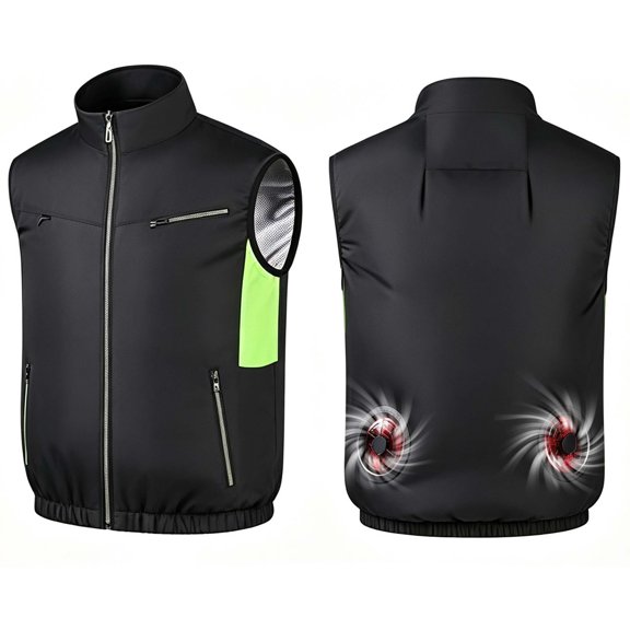 Cooling Vest with Fans - Breathable Sleeveless Ice Vest Workwear for Summer Outdoor Activities