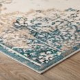 thumbnail image 6 of Addison Rugs Grayson 3'3" x 5'1" Medallion Fabric Area Rug in Blue Ivory, 6 of 8